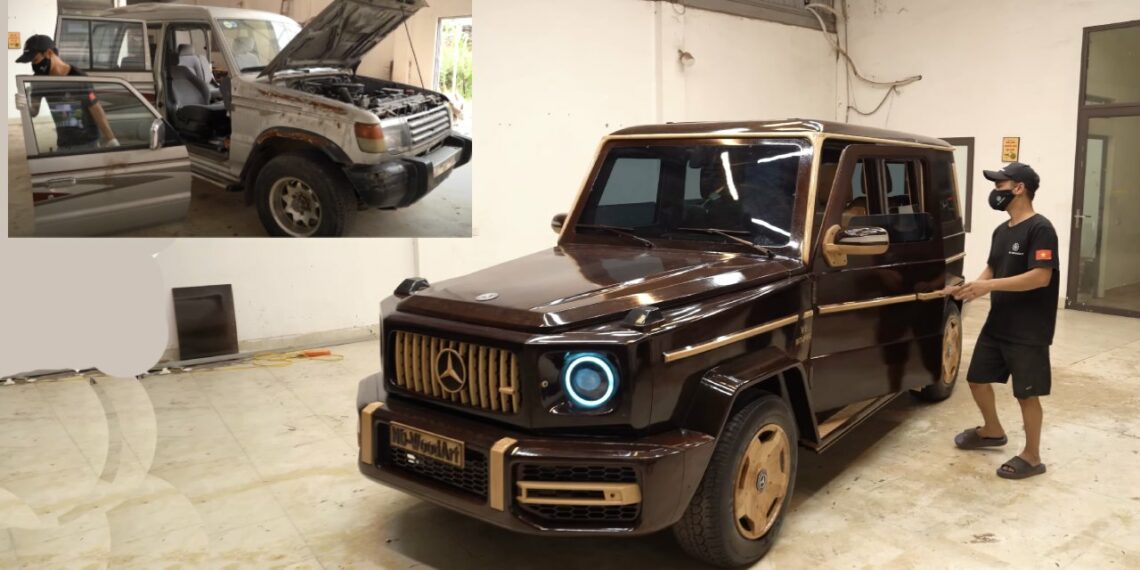 Mitsubishi Pajero Modified to Mercedes G63 AMG
