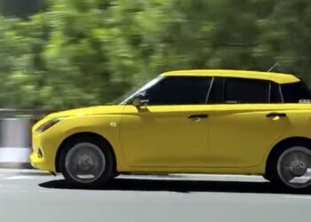 New Maruti Swift Yellow Wrap