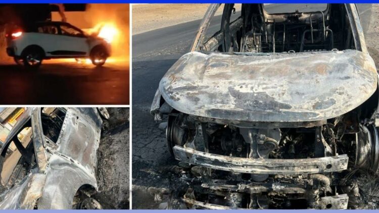 Tata Nexon Catches Fire