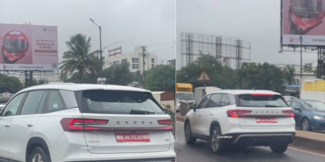 New-gen 2024 Skoda Kodiaq Spotted in India