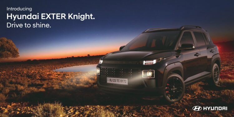 2026 Hyundai Exter Knight Edition Front Three Quarters