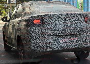 Citroen Basalt Spy Image Rear Three Quarters - Chennai - CarBlogIndia