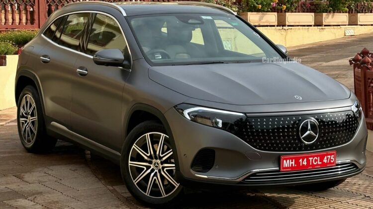 Mercedes EQA India - Front Three Quarters