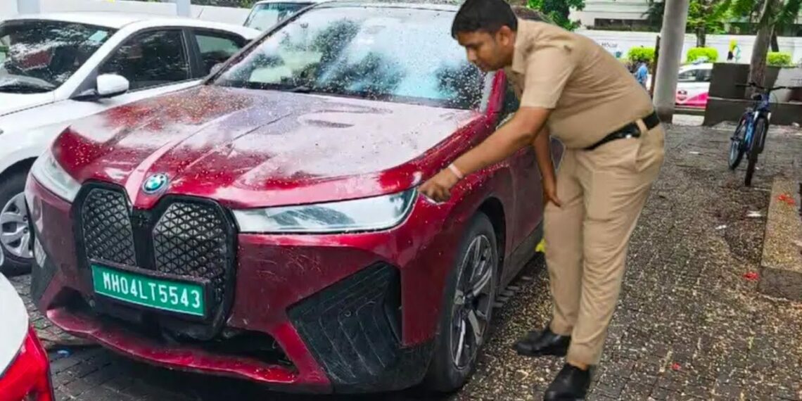 BMW iX Accident
