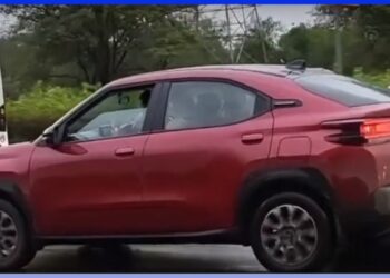 Citroen Basalt Coupe SUV Spotted Testing