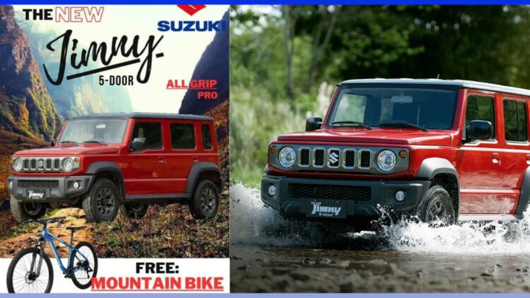 Maruti Jimny 5-door Free Bicycle in Philippines