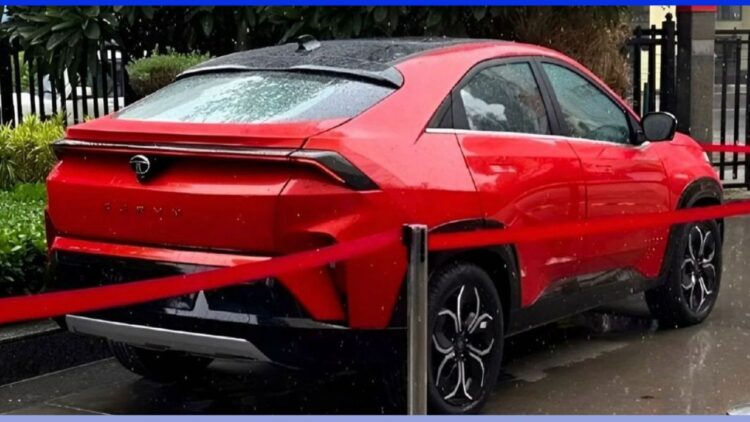 Tata CURVV Red Colour