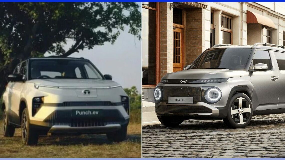 Hyundai Inster EV vs Tata Punch EV Comparison - Specs, Range & More