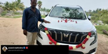 anand mahindra xuv700 buyer tweet