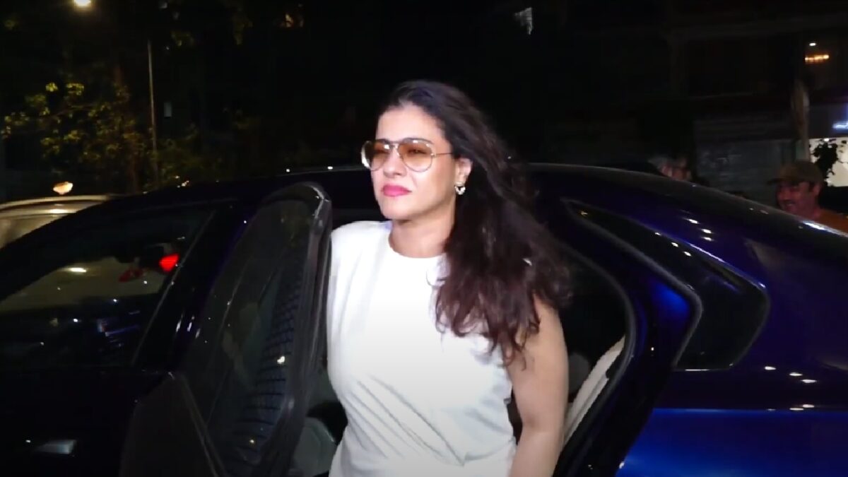 Kajol with her BMW i7