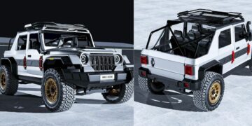 Mahindra Thar Roxx Off-Roading Concept