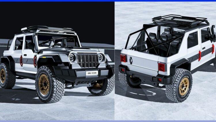 Mahindra Thar Roxx Off-Roading Concept