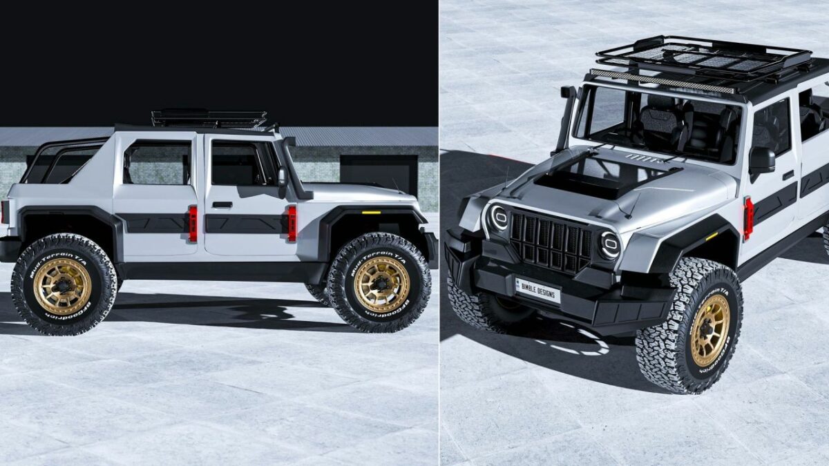 Mahindra Thar Roxx Off-Roading Concept