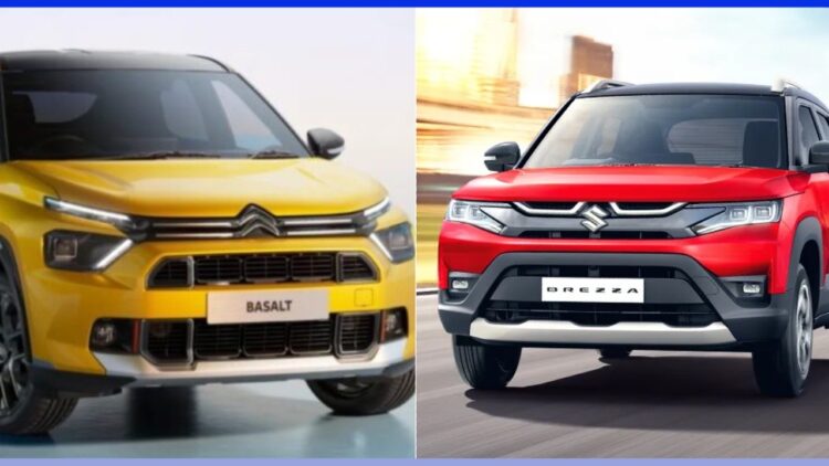 Maruti Brezza Vxi vs Citroen Basalt Plus Specs, Features, Price, Dimensions Comparison