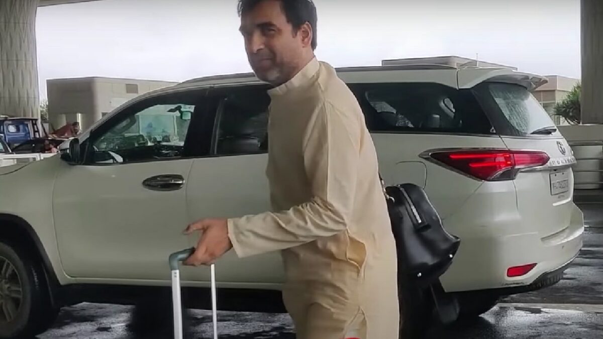Pankaj Tripathi with his Toyota Fortuner