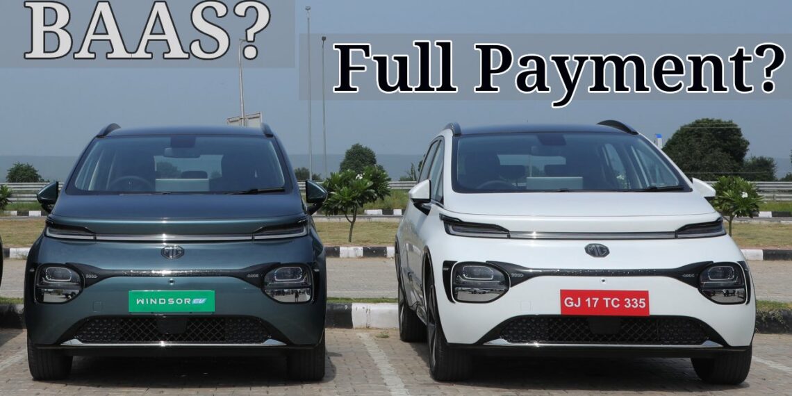 MG Windsor EV - BAAS or Full Payment