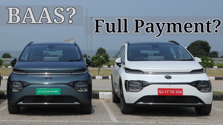 MG Windsor EV - BAAS or Full Payment