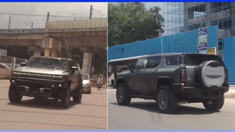 GMC Hummer EV Seen in Chennai India