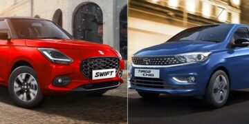 Maruti Swift CNG vs Tata Tiago CNG Price Specs Features Design Comparison