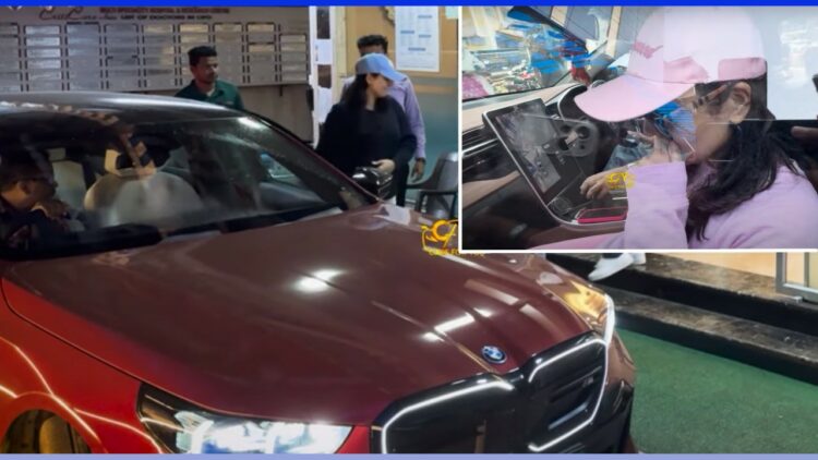Govinda Daughter Tina Ahuja Seen in BMW i5 M60 xDrive