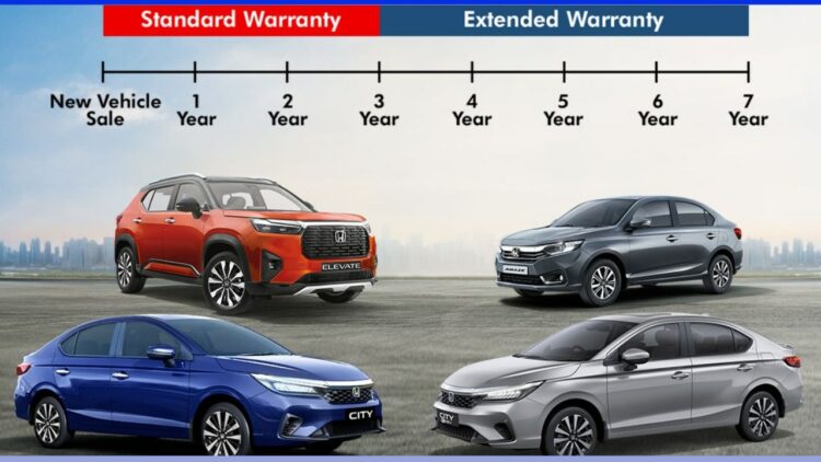 Honda Cars 7-year Unlimited km Extended Warranty Program