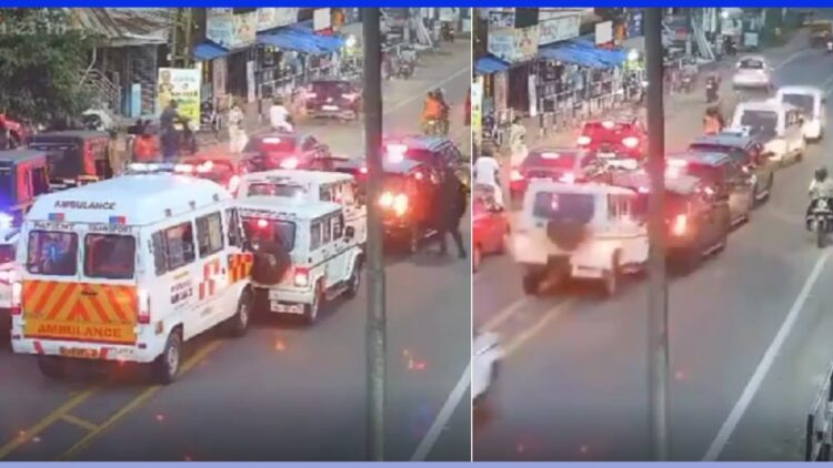 Kerala CM Pinarayi Vijayan's Convoy in Multi-Car Crash