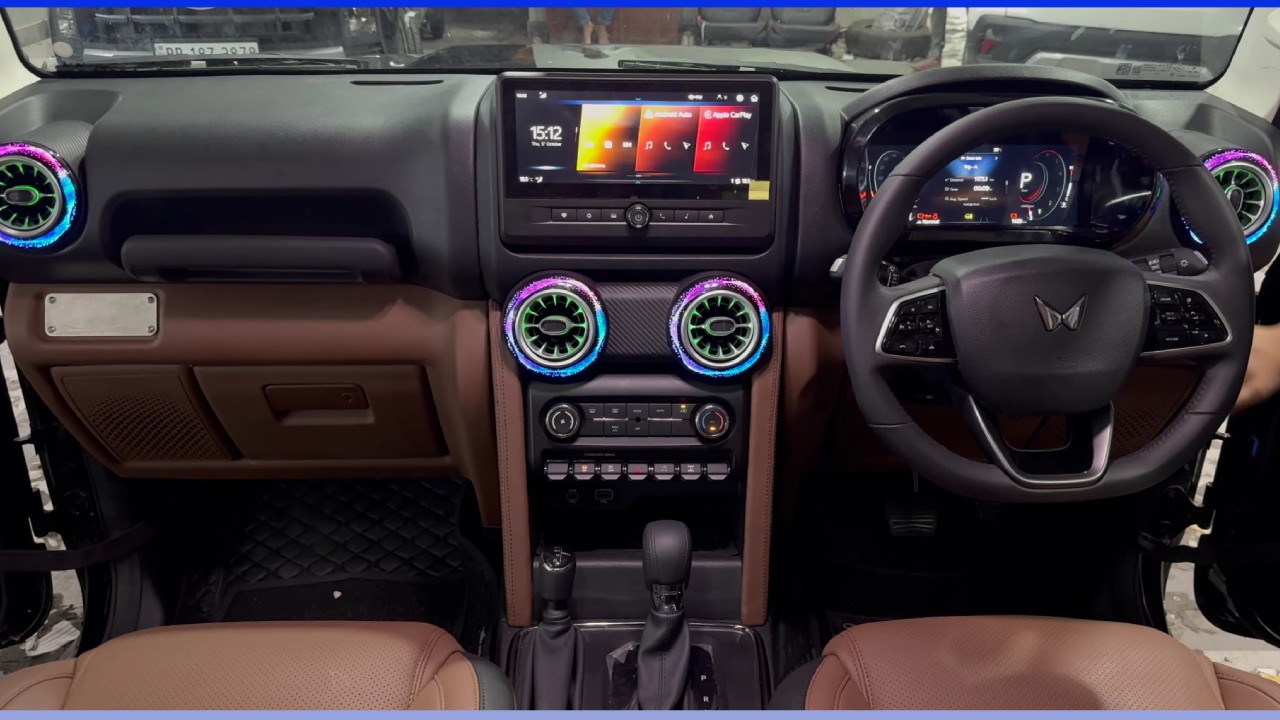Mahindra Thar Interior Customization