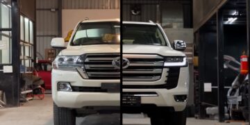 Old Toyota Land Cruiser LC200 Converted into New LC300