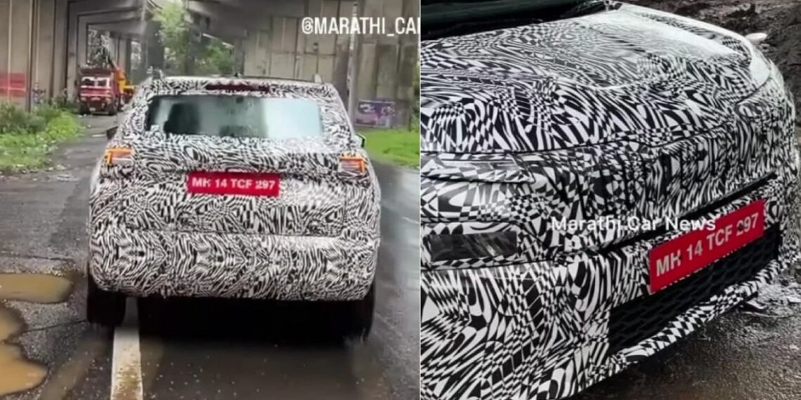 Skoda Kylaq Base Model Spied