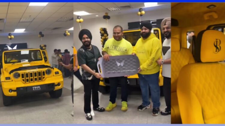 India's First Yellow Mahindra Thar Roxx