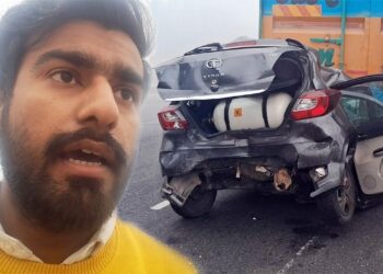 Tata Tiago iCNG Muti-Car Collision