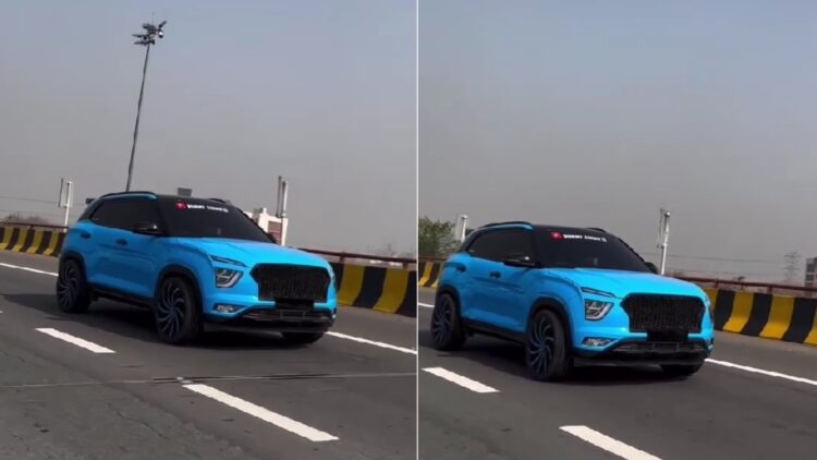 All-Blue Hyundai Creta