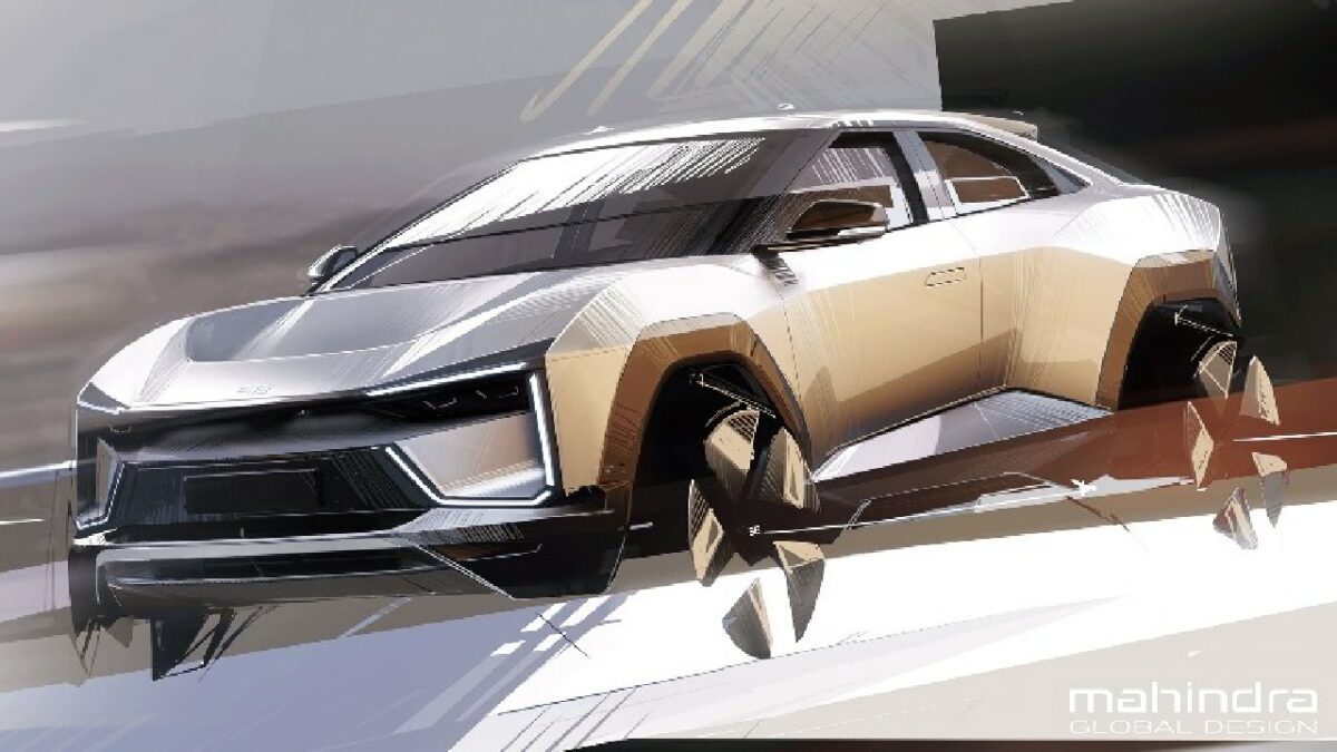 Mahindra BE 6e Design Sketch
