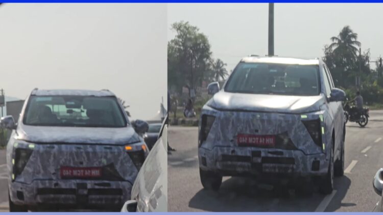 Mahindra XEV 9E Electric SUV Spotted Testing