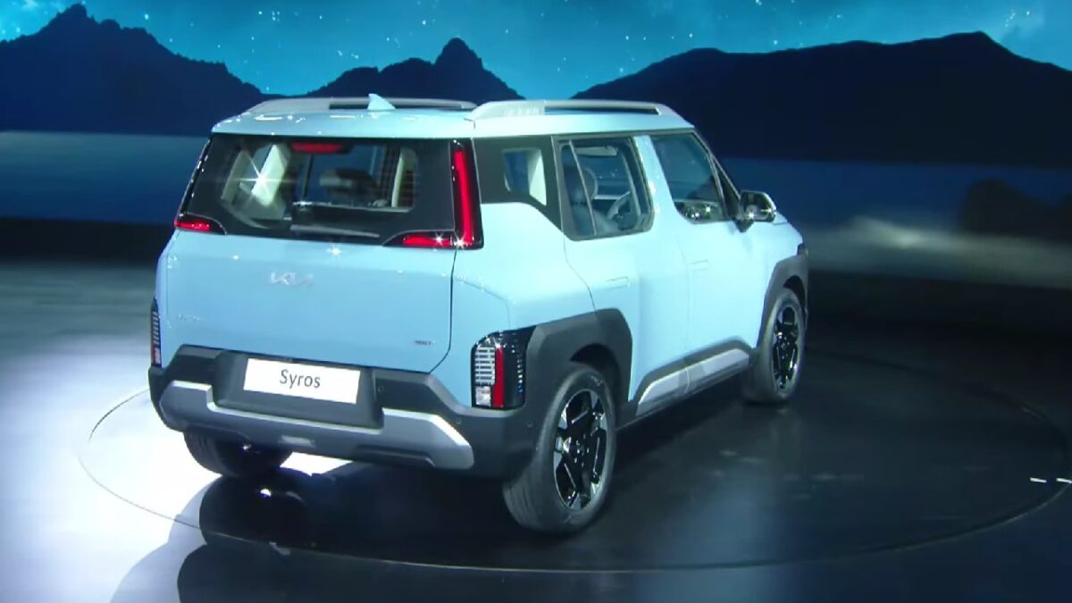 Kia Syros Revealed - Rear Three Quarters