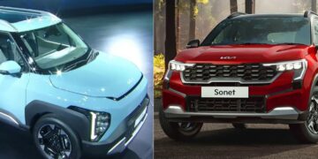 Kia Syros vs Sonet Specs Features Design Safety Comparison