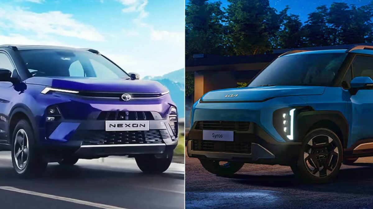 New Kia Syros vs Tata Nexon Comparison - Specs, Mileage, Features