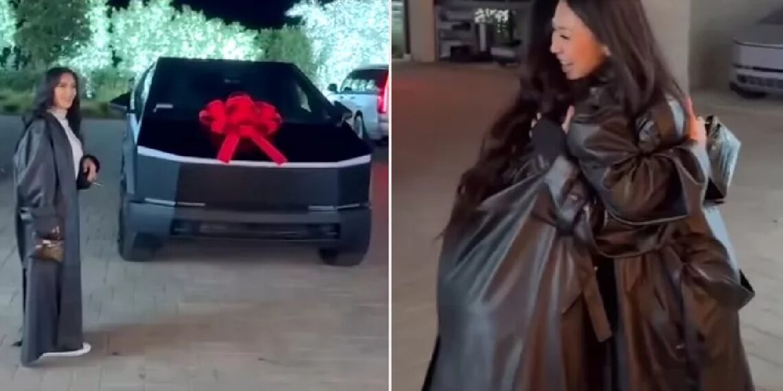 Kia Kardashian Gifts Tesla Cybertruck to Tracy Romulus