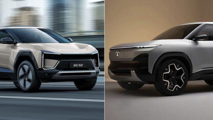 Mahindra BE 6e vs Tata Sierra EV Specs Design Comparison