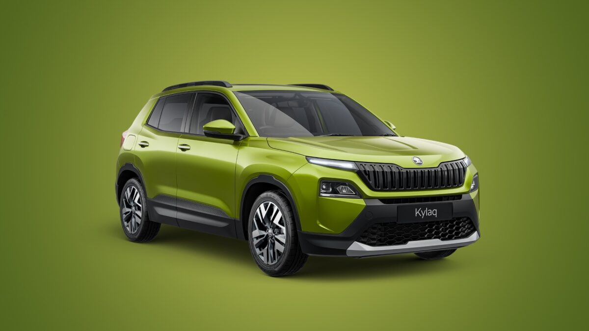 Skoda kylaq front three quarters Car Blog India Skoda Kylaq Front Three Quarters