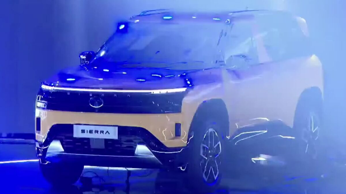 Tata Sierra EV Revealed at Bharat Mobility Expo 2025