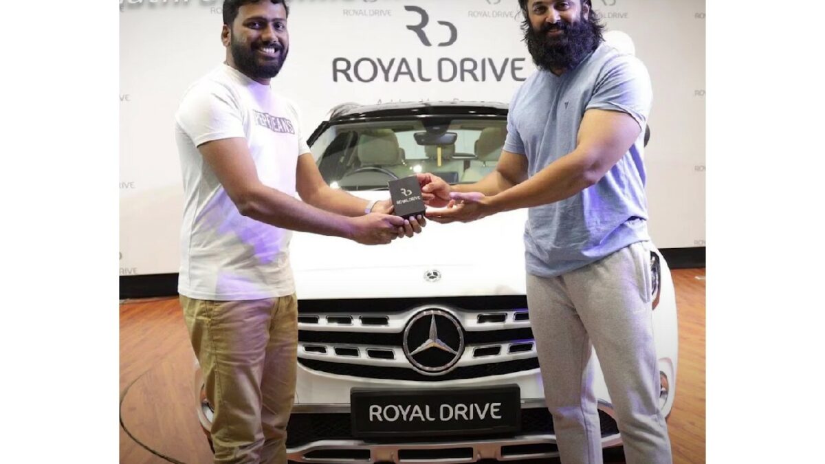 Unni Mukundan with his Mercedes-Benz GLA 200d
