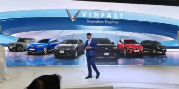 VinFast EVs at Bharat Mobility Expo 2025