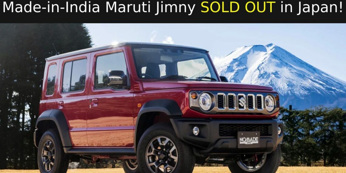 5-door Maruti Jimny Sold Out in Japan