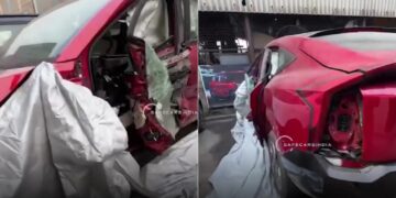 Mahindra XEV 9e First Accident