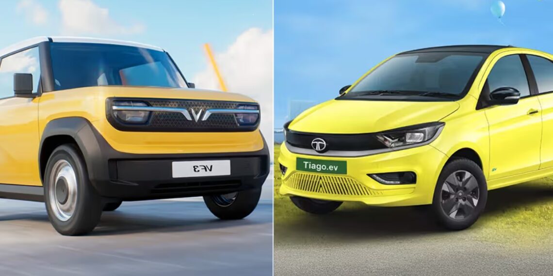 Vinfast VF3 vs Tata Tiago EV Specs Features Design Comparison
