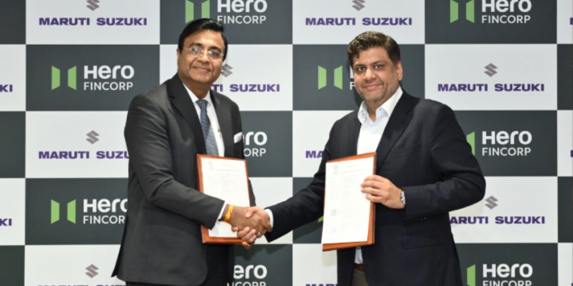 Maruti Suzuki partners with Hero FinCorp