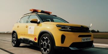 Citroen C5 Aircross Runway Friction Testing Vehicle