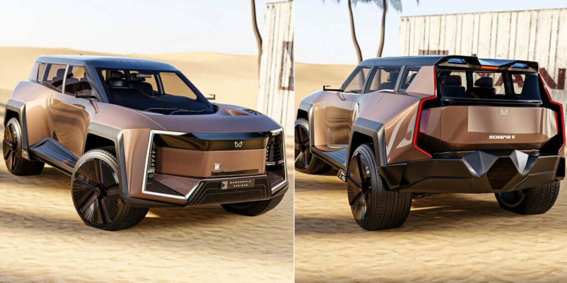 Mahindra Scorpio E Electric SUV Concept