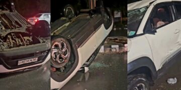 Maruti Brezza Accident